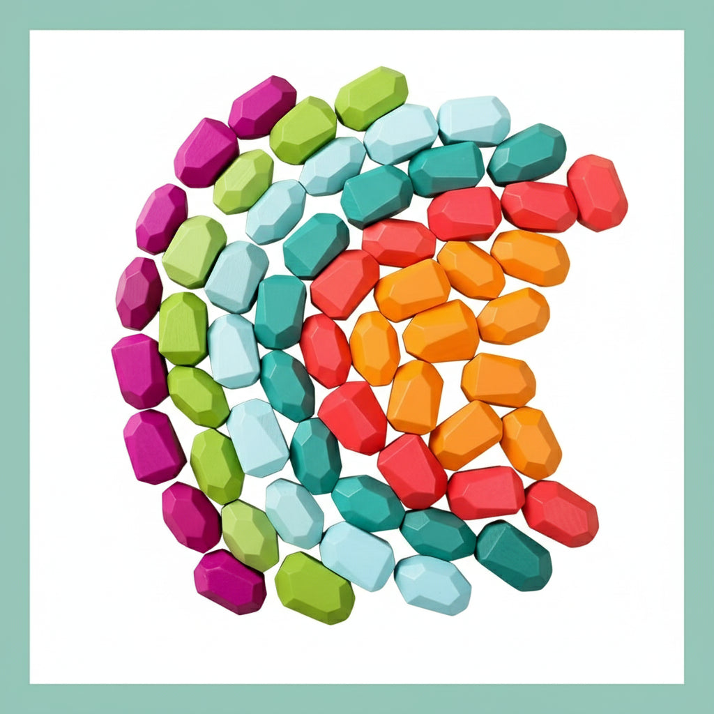 Lil' Roots™ Wooden Stacking Rocks