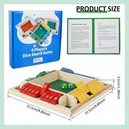 Lil' Roots™ Shut The Box Wooden Board Game